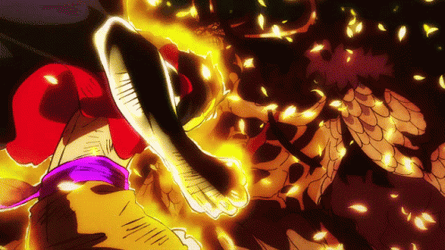 Luffy Gear 5 Massive Attack GIF