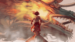 Luffy Gear 5 Massive Dragon In Front GIF
