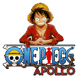 Luffy One Piece Tengkorak Bajak Laut Sticker GIF