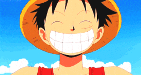 Luffy Smiling GIF