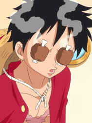 Luffy Starving Meat Eyes