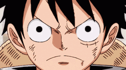 Luffy Using Armament Haki GIF