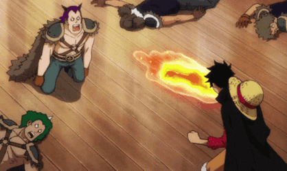 Luffy Using Emperors Haki GIF