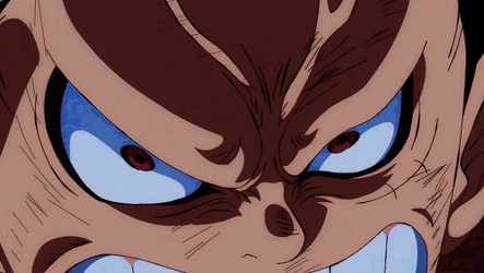 Luffy Vs Kaido Angry Face GIF