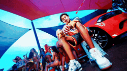 Luh Tyler Sitting On The Car GIF