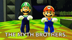 Luigi And Mario The Myth Brothers GIF