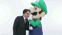 Luigi Mascot Whisper GIF