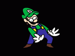 Luigi Spooky Month Dance GIF