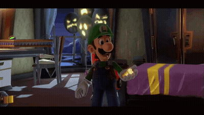 Luigi Standing In A Room GIF