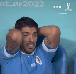 Luis Suarez Face Palm GIF