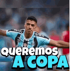 Luis Suarez Queremos A Copa  GIF
