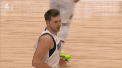 Luka Doncic Happy Smile Running GIF