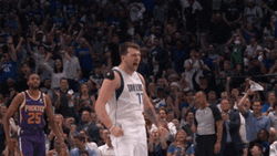 Luka Doncic Jump Clap Basketball Sports GIF