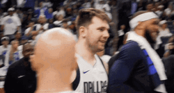 Luka Doncic Kyrie Irving Hug GIF