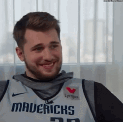 Luka Doncic Laughing Out Loud GIF