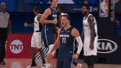 Luka Doncic Pissed Off Screaming NBA GIF
