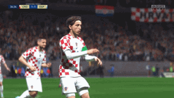 Luka Modrić Griddy Dance GIF