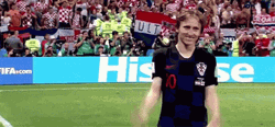 Luka Modric Hilarious Laughing GIF