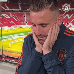 Luke Shaw Feeling Nervous GIF