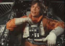 Luke Skywalker On Pilot Suit GIF