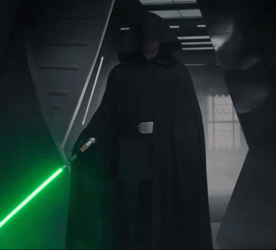 Luke Skywalker Revealing His Identity GIF