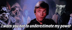 Luke Skywalker Talking To Jabba The Hut GIF