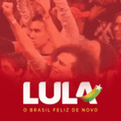 Lula O Brasil Feliz De Novo Poster Crowd With Hands Up GIF