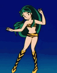 Lum Invader Anime Girl Dancing GIF