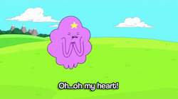 Lumpy Space Princess Oh My Heart GIF