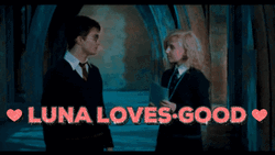 Luna Lovegood Holding Harry Potter's Hand GIF