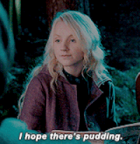 Luna Lovegood I Hope There's Pudding Meme GIF