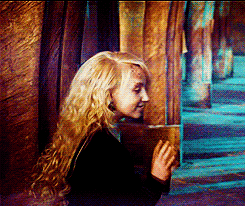 Luna Lovegood Walking Away Smiling GIF