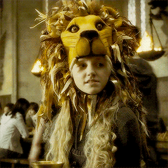 luna lovegood harry potter lion hat