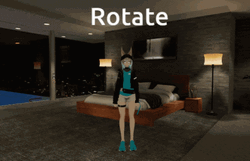 Luna Rotate On The Room GIF