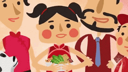 Lunar New Year Celebration With The Whole Family GIF