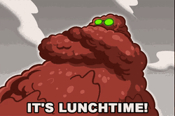 Lunch Time Aqua Teen Hunger Force Monster Meatwad GIF