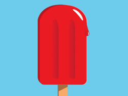 Luscious Refreshing Little Girl Popsicle Melting GIF