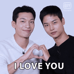 Luv U Wi Ha Joon And N Heart Hand GIF