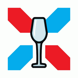 Luxembourg Emoji Wine Cheers