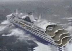 Luxury Sinking Ship GIF