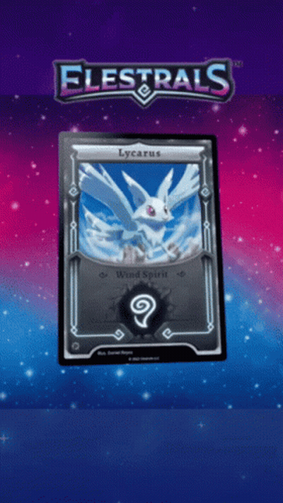 Lycarus Card With Purple Background