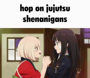 Lycoris Recoil Shenanigans GIF