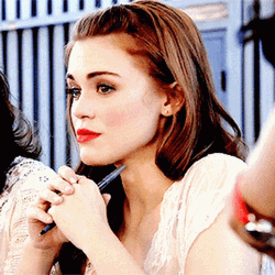 Lydia Martin Teen Wolf Red Lips GIF