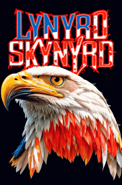 Lynyrd Skynyrd Bald Eagle Poster GIF