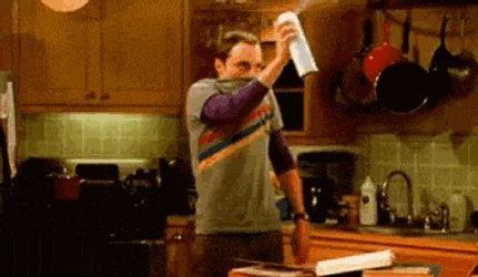 Lysol Big Bang Theory GIF