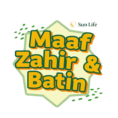 Maaf Zahir & Batin Sign Sticker