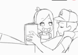 Mabel Bites Dipper GIF