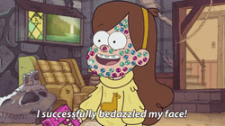 Mabel Pines Bedazzled My Face