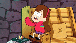 Mabel Pines On The Couch
