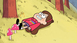 Mabel Pines Rolling Gravity Falls GIF